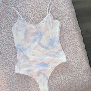 Tye dye pacsun basics bodysuit